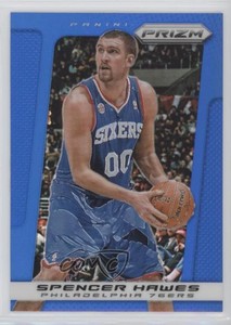 2013-14 Panini Prizm Wal-Mart Blue Prizm Spencer Hawes #20