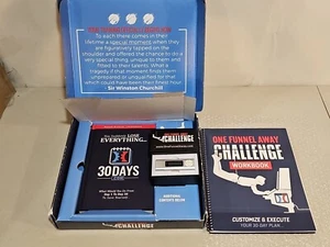 ONE FUNNEL CHALLENGE: Workbook, MP3 drive, 30 Days.com Book by Russell Brunson - Picture 1 of 11