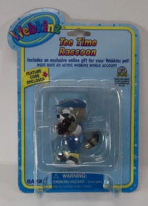 D5 Tee Time Raccoon golfer ANIMAL FIGURINE Webkinz new with code Ganz - Picture 1 of 4