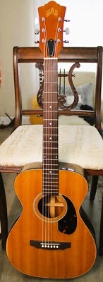 1972 Guild F-20 Troubadour Natural Finish Small Body Acoustic Guitar - Image 1 of 4