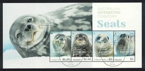 AUSTRALIA AAT 2024 SELLOS HOJA DE RECUERDO DE 4 SELLOS EN BUEN ESTADO USADO - Imagen 1 de 4