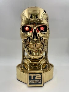 TERMINATOR 2 T-800 Gold Endoskull - HCG RARE Commemorative 1:1 Prop Glowing Eyes - Picture 1 of 24