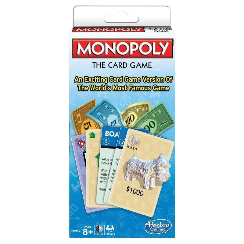 Winning Moves Hasbro Monopoly El Juego de Cartas Foto 1 de 1