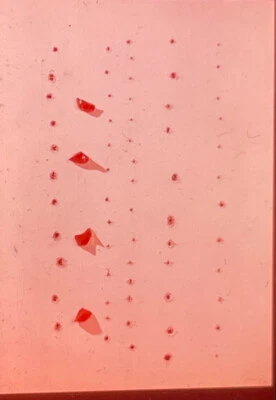 Lucio Fontana “Concepción Espacial” Italiano Argentino Arte Moderno 35mm Diapositiva Foto 1 de 3