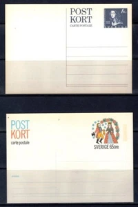 Sweden post cards X 2 not used boats , ships ,art - Picture 1 of 2