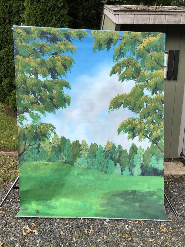 5x7 School Photography tree Background Only - Image 1 of 1