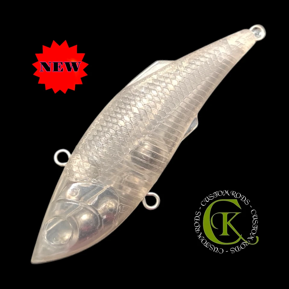Köder Rohling SpinJig Spinblade Chatterbait Wobbler Runner Blade Kunstköder Pike - Bild 1 von 1