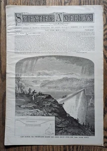 Scientific American Mai 1884 Quäkerdamm Croton NY Pullman Palace Car Company - Bild 1 von 5