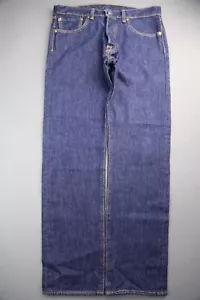 Men's 2016 Levi's Button Fly 501 Jeans Straight Dark Size 31x30 - Picture 1 of 10