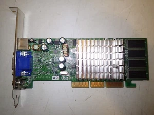 Leadtek Winfast A340T AGP 128 MB Nvidia FX5200 TV-Out Video Graphics Card - Picture 1 of 4