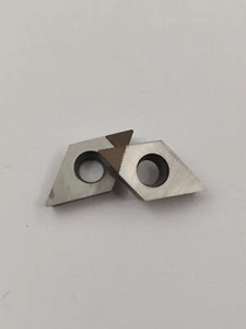 2pcs DCGT070202 CBN boron nitride blade / CBN diamond car tool grain high finish - Picture 1 of 12