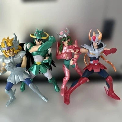 Saint Seiya Action Figures Set of 4 Multicolor Plastic Used - Image 1 of 4