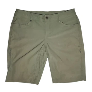 Kuhl Trekr Shorts Damen 8 taupe grün Wandern Angeln Outdoor Trail UPF 50+ - Bild 1 von 10