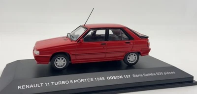 ODEON, RENAULT 11 Turbo 5 porte 1988 rosso, 1/43,  ODE157 - Immagine 1 di 4