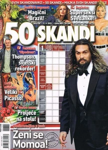 50 SKANDI #789 2025 CROATIAN CROSSWORDS MAGAZINE cover JASON MOMOA - Picture 1 of 1