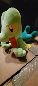Treecko Pokémon Plüschtier sitzend Stofftier - Bild 1 von 4
