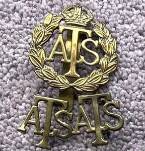 ATS - Territorialer Hilfsdienst. Mützenabzeichen (Schieber) & Schultertitel (Stollen) - Bild 1 von 2