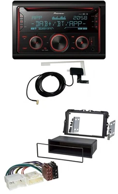 Pioneer 2DIN MP3 DAB USB CD Bluetooth Autoradio für Opel Vivaro (2011-2015) - Bild 1 von 4