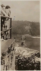 20er 30er Jahre Foto Luftaufnahme Autofahrt Niagra Falls Whirlpool Stromschnellen Landschaft - Bild 1 von 3