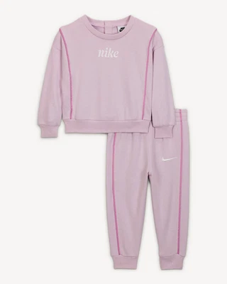 Tuta bambina Nike doll French Terry - Rosa - Immagine 1 di 3