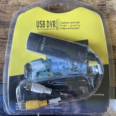Usb Dvr Capture Usb 2.0 Video Adapter With Audio, Model No.T118 - Image 1 of 3