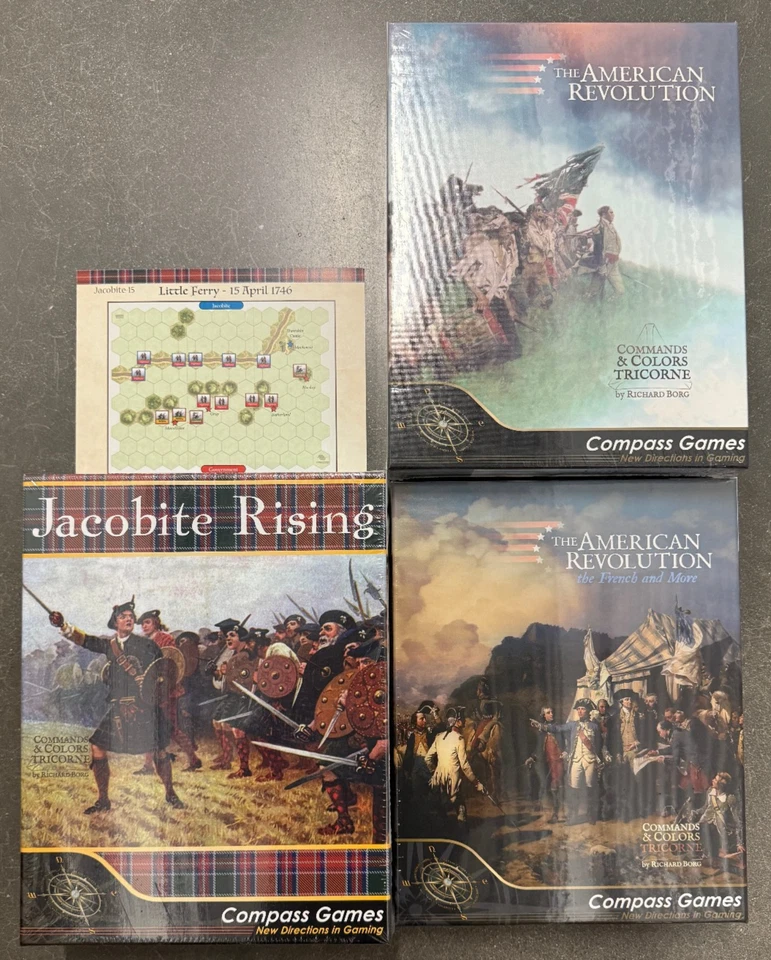 Команды и цвета трикорн лот французский якобит восходящий компас игры - Изображение 1 из 4