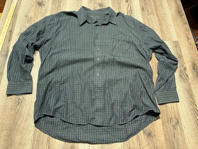 Croft & Barrow Shirt, Men's Size Large, Green Yellow Plaid Long Sleeve Button Up - Image 1 of 4