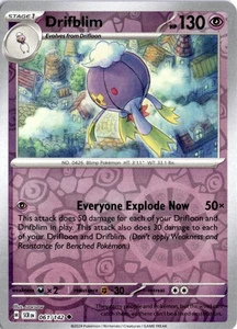 Drifblim Uncommon SV07: Stellar Crown 061/142 NM - Picture 1 of 2