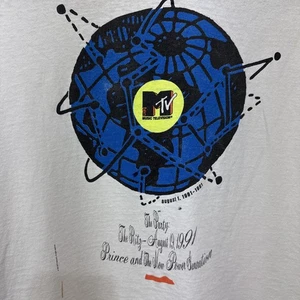 Vtg 1991 MTV Prince And The New Power Generation Concert T- Shirt - Picture 1 of 19