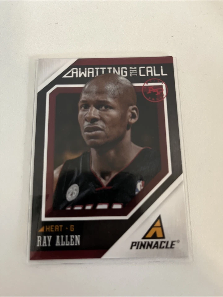 Ray Allen Heat 2013-14 Pinnacle Awaiting The Call prueba de artista rojo #10 Foto 1 de 2