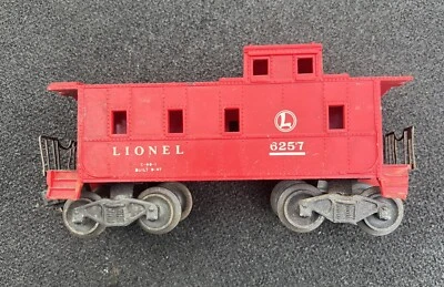 Lionel OScale-S Pacific Caboose/B+M Boxcar/Helicopter/Missile Launch/Car Carrier - Image 1 of 4