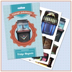 Retro Kühlschrankmagnete Paket - Vintage Jukeboxes der 50er und 60er Jahre - Bild 1 von 3