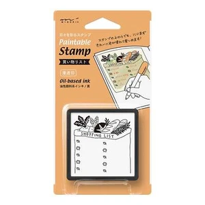 Midori quadratischer lackierbarer Stempel wiederfärbbar selbstfärbender Stempel | EINKAUFEN - Bild 1 von 10