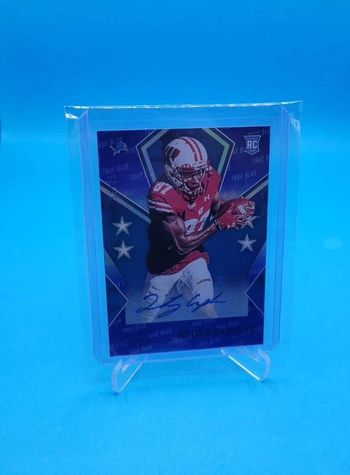 QUINTEZ CEPHUS 2020 R&S Longevity 51/75 True Blue Foil Rookie Autograph LIONS - Image 1 of 1