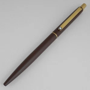 Montblanc Slim line Brown Ballpoint Pen (used) FREE SHIPPING WORLDWIDE - Picture 1 of 11