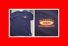 Raro Muito Bom Bucknell Bison Pai Pai Universidade De Futebol Camiseta T-shirt Patriot Cha