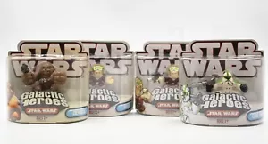 Star Wars Galactic Heroes - Chewbacca, Han Solo , Clone Trooper Figure Job Lot - Picture 1 of 7