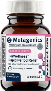 Metagenics Herwellness Rapid Period Relief - 20 Softgels - Picture 1 of 12