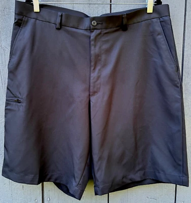 Мужские шорты для гольфа GRAND SLAM (38) черные в китайском стиле с грузовым карманом из полиэстера НОВЫЕ! - Изображение 1 из 4