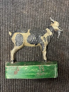 Antiker lackierter Türstopper aus Gusseisen Ziege - Bild 1 von 11