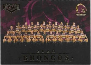 2020 Nrl Elite Teams (CL 01 / 16) BRONCOS - Picture 1 of 1