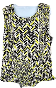 Worthington Womens 2X Plus Multicolor Wide Strap Flair Flattering Snaps Stretch - Picture 1 of 12