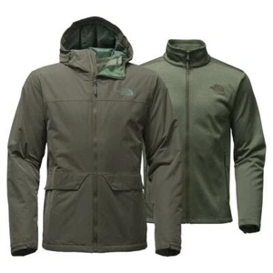 The North Face Herren Canyonlands Triclimate 3 in 1 Jacke grün warm mit Kapuze, S - Bild 1 von 6