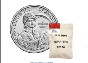 2022-D Sally Ride American Woman Qtr 100 coin bag Direct from U.S. Mint - Picture 1 of 5