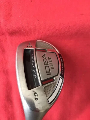 Used Adams IDEA a12 OS Hybrid 3 Iron with UST Mamiya 75HR graphite Shaft LEFT H. - Image 1 of 4