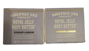 2- Crema de manos Savannah Bee Company cera de abejas jalea real romero lavanda 1,65 oz - Imagen 1 de 1