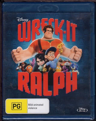 🆕️ Wreck-It Ralph (2012) Disney Blu Ray New & Sealed - image 1 of 2