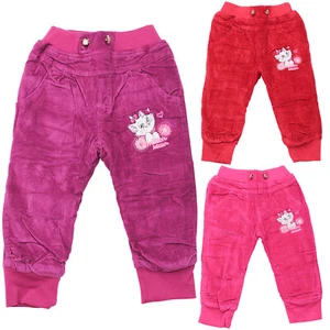 Pantaloni di velluto da bambina pantaloni di corda pantaloni per bambini pantaloni termici con pile caldi pantaloni invernali - Foto 1 di 11