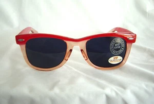 NEU Vintage 80er rot bis transparent US Optik 1004 Sonnenbrille Made in Taiwan NEU - Bild 1 von 11