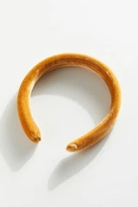 Urban Outfitters Velvet Headband Gold One Size New Unused Free P&P UK - Picture 1 of 1